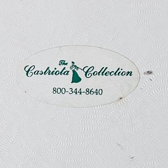 Vintage The Castriota Collection Picture Frame Golf Clubs Gold Tone Metal 3.5x5” - Picture 7 of 7